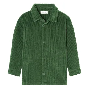 AMERICAN VINTAGE Padow Corduroy Shirt - Dark Green