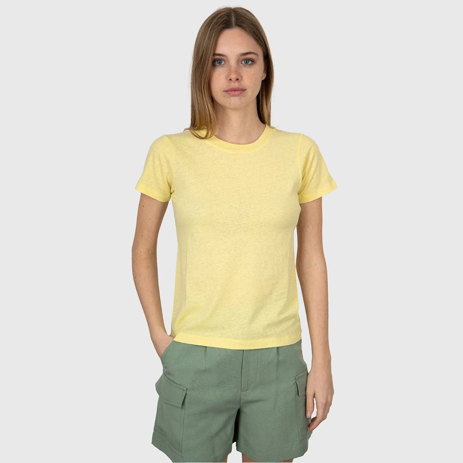 American Vintage T-Shirt Gamipy Cotone Giallo