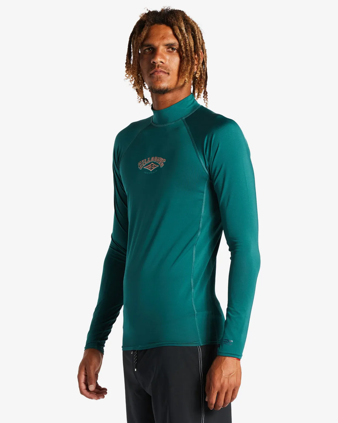 Arch Diamond Long Sleeve Upf 50 Rashguard - Dark Teal