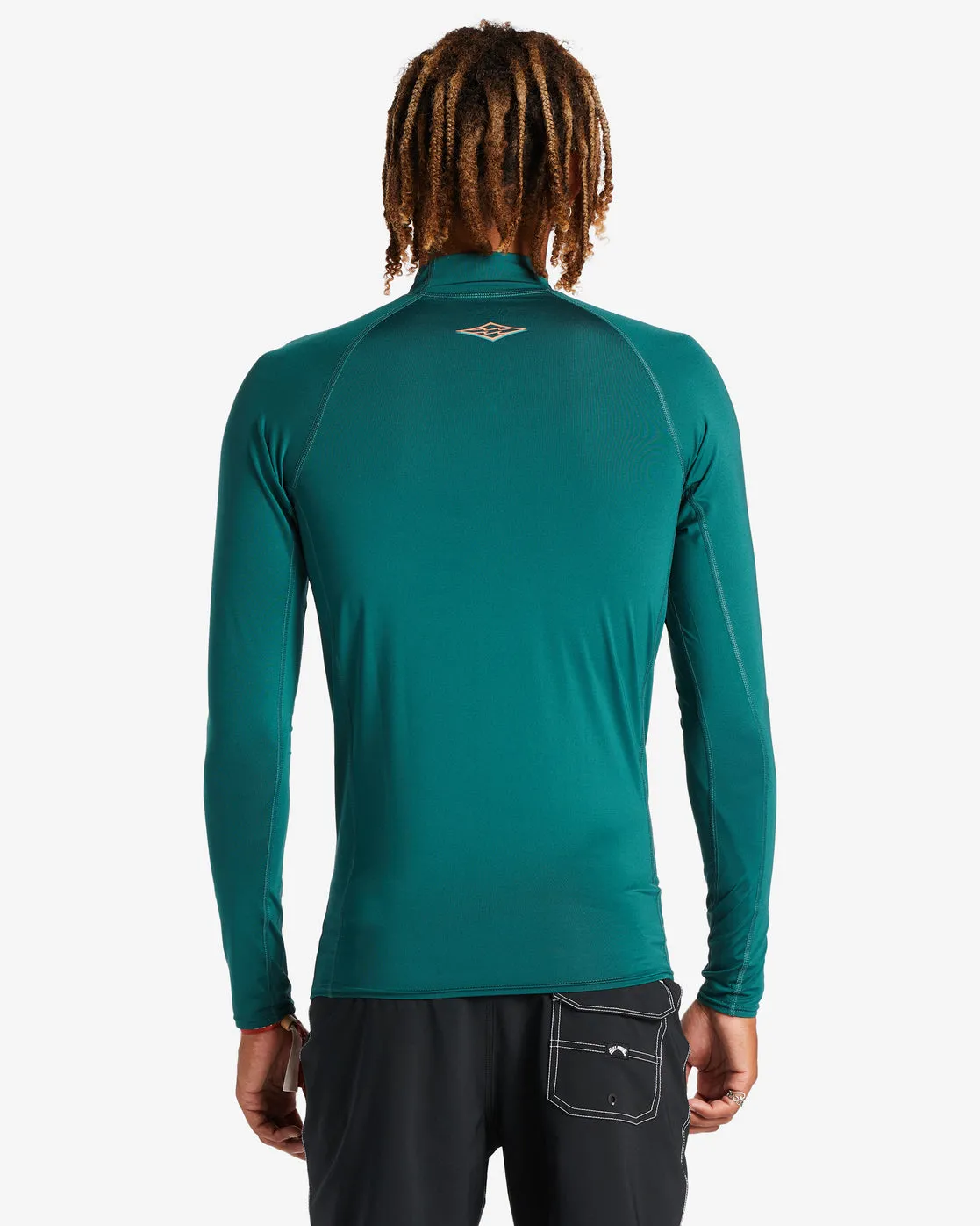 Arch Diamond Long Sleeve Upf 50 Rashguard - Dark Teal