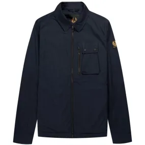 Belstaff  Cotton Gabardine Rail Overshirt Dark Ink