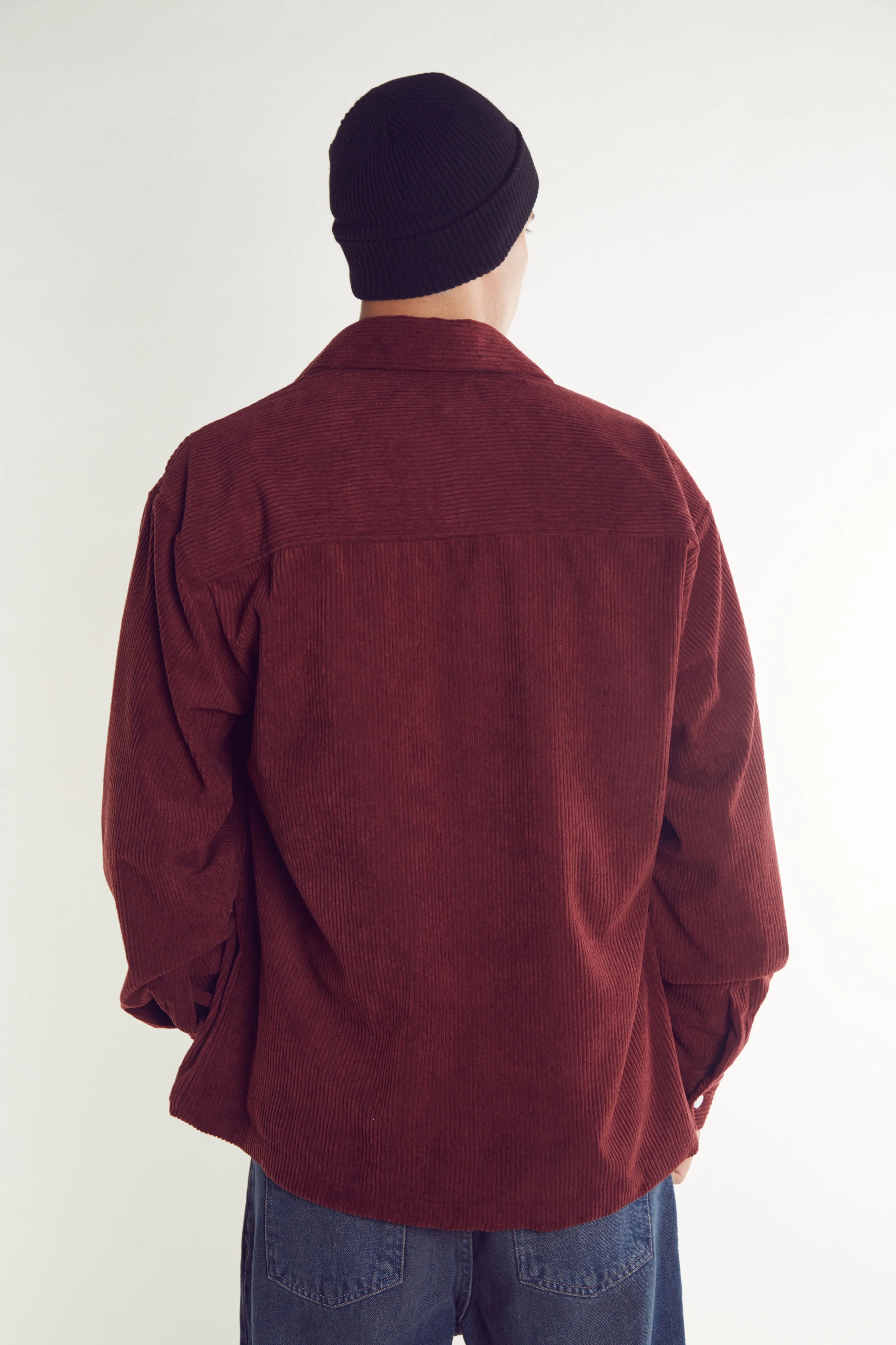 Campera Liviana Vulk Roman Overshirt Berry