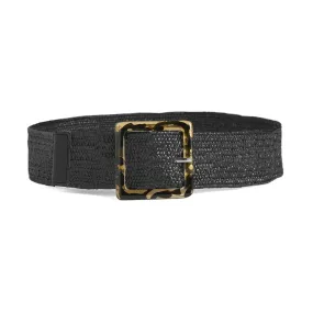 Coco + Carmen Eze Stretch Belt - Black