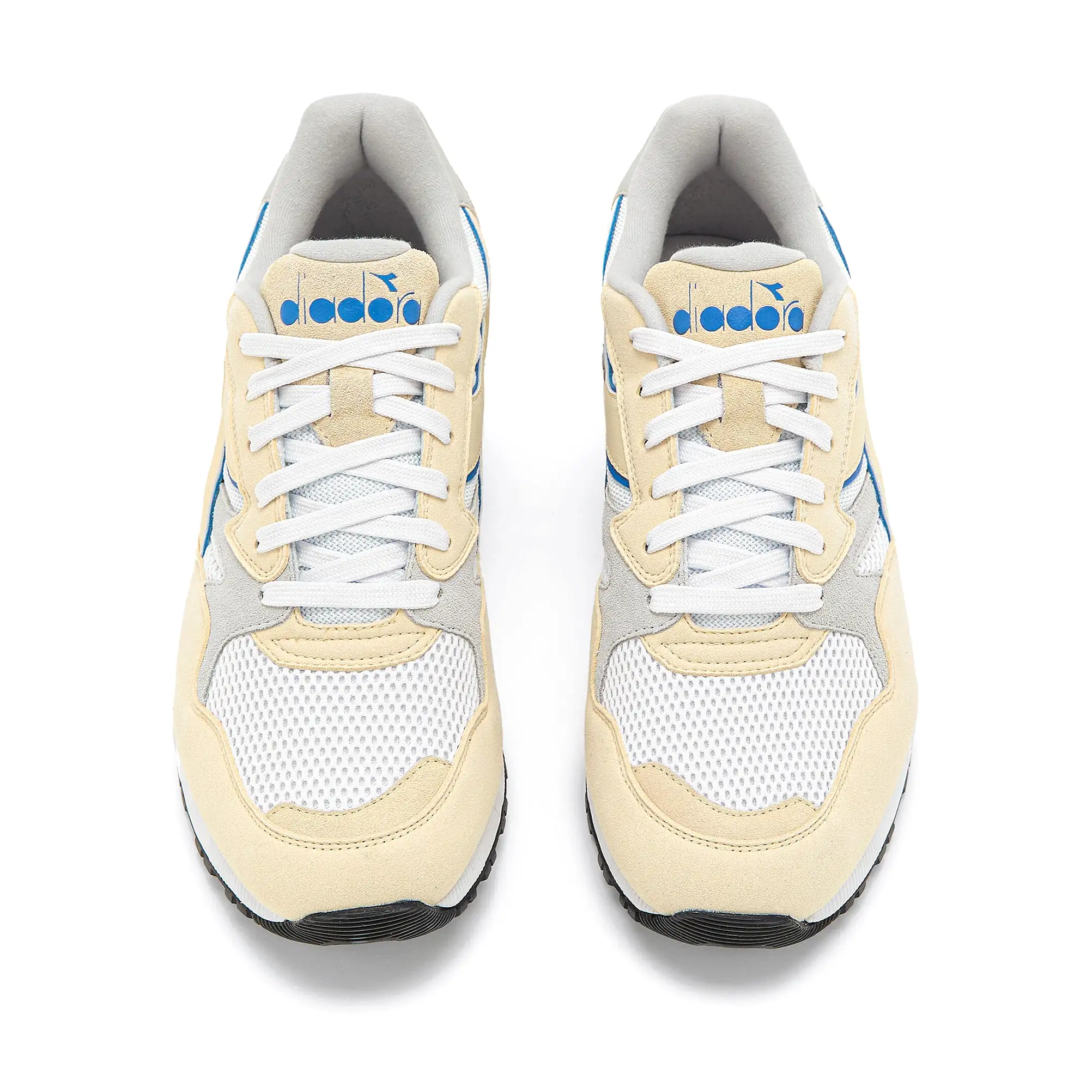 Diadora N902 Tech Mesh Trainers - White / Autumn Glory