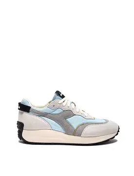 Diadora Womens Race Suede SW Trainer Dream Blue / Moon Gray