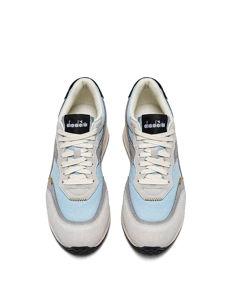 Diadora Womens Race Suede SW Trainer Dream Blue / Moon Gray