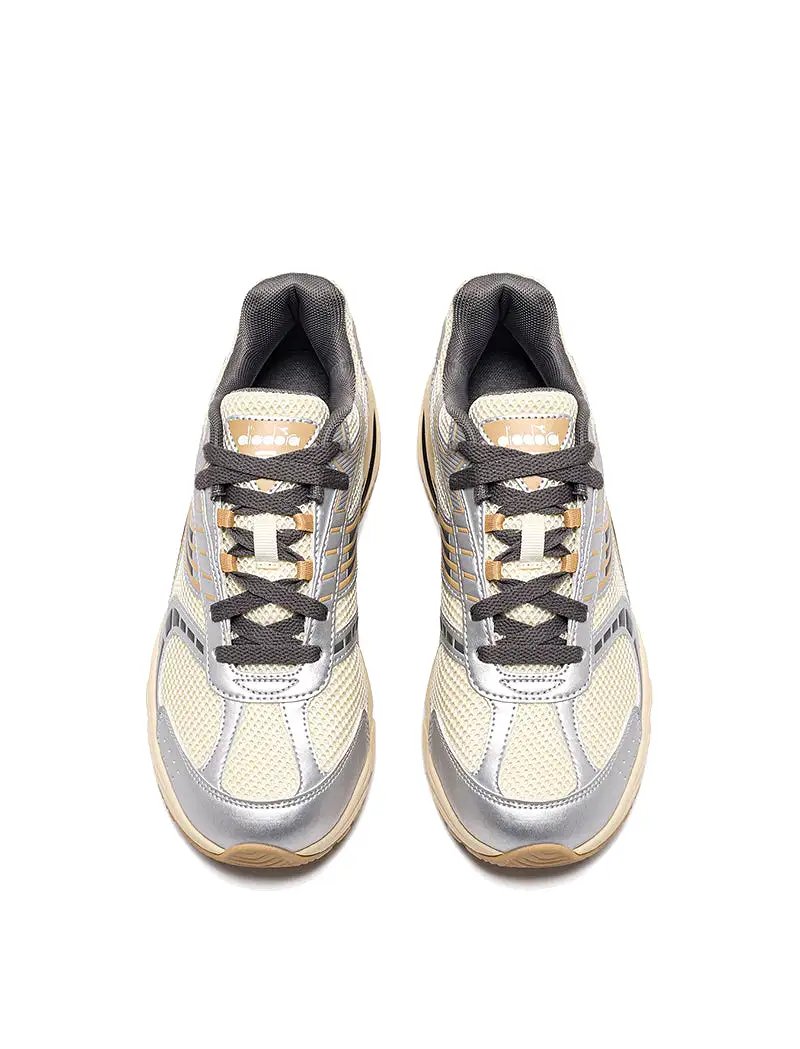 Diadora Womens SAO-KO 280 Trainer Seedpearl / Oyster Gray