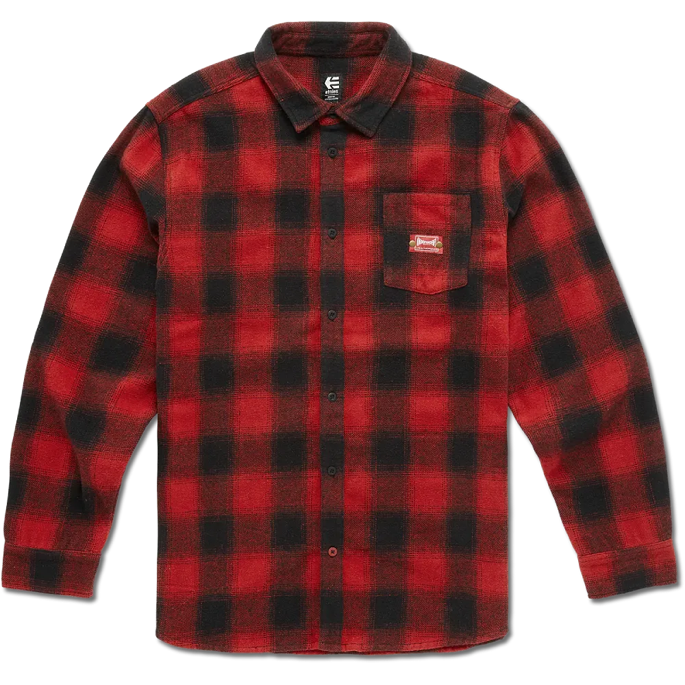 Etnies X Independent Flannel Red