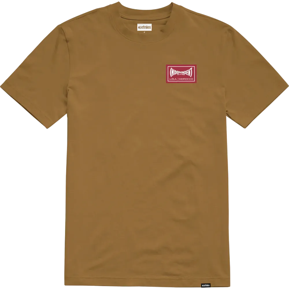 Etnies X Independent Wash T-Shirt Tobacco