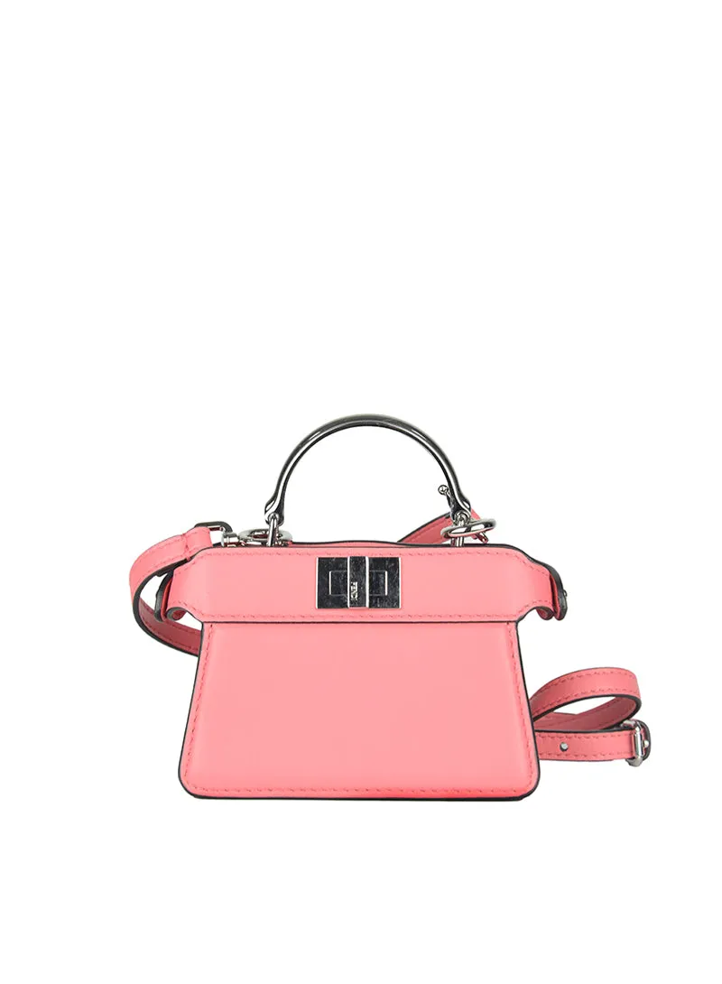 Fendi Borsa Micro Peekaboo rosa