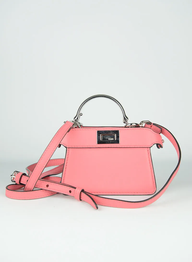 Fendi Borsa Micro Peekaboo rosa