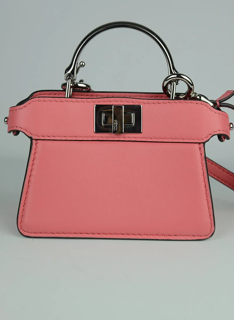 Fendi Borsa Micro Peekaboo rosa