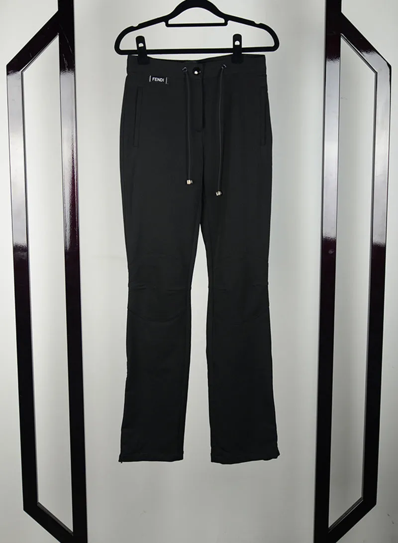 Fendi Pantalone da sci in tessuto tecnico nero - Tg. 40