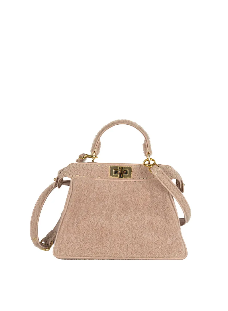 Fendi Peekaboo I See U in Montone rosa antico