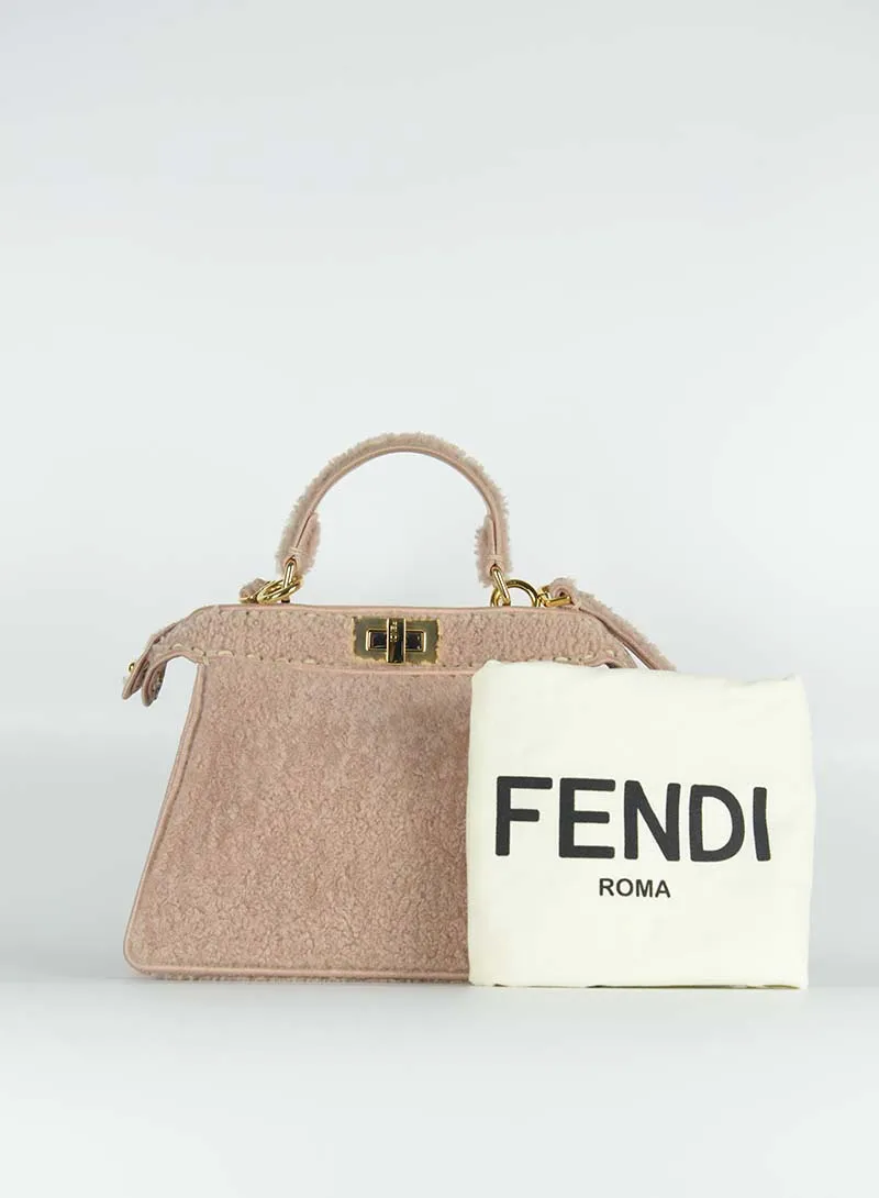 Fendi Peekaboo I See U in Montone rosa antico