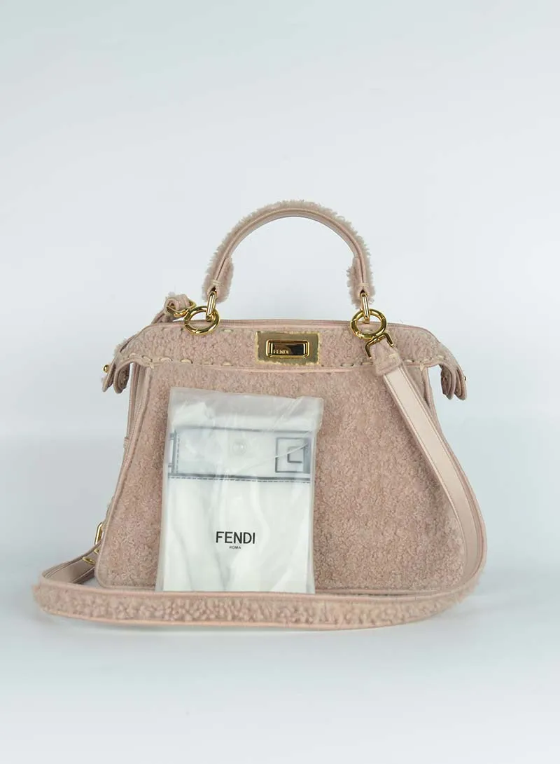 Fendi Peekaboo I See U in Montone rosa antico