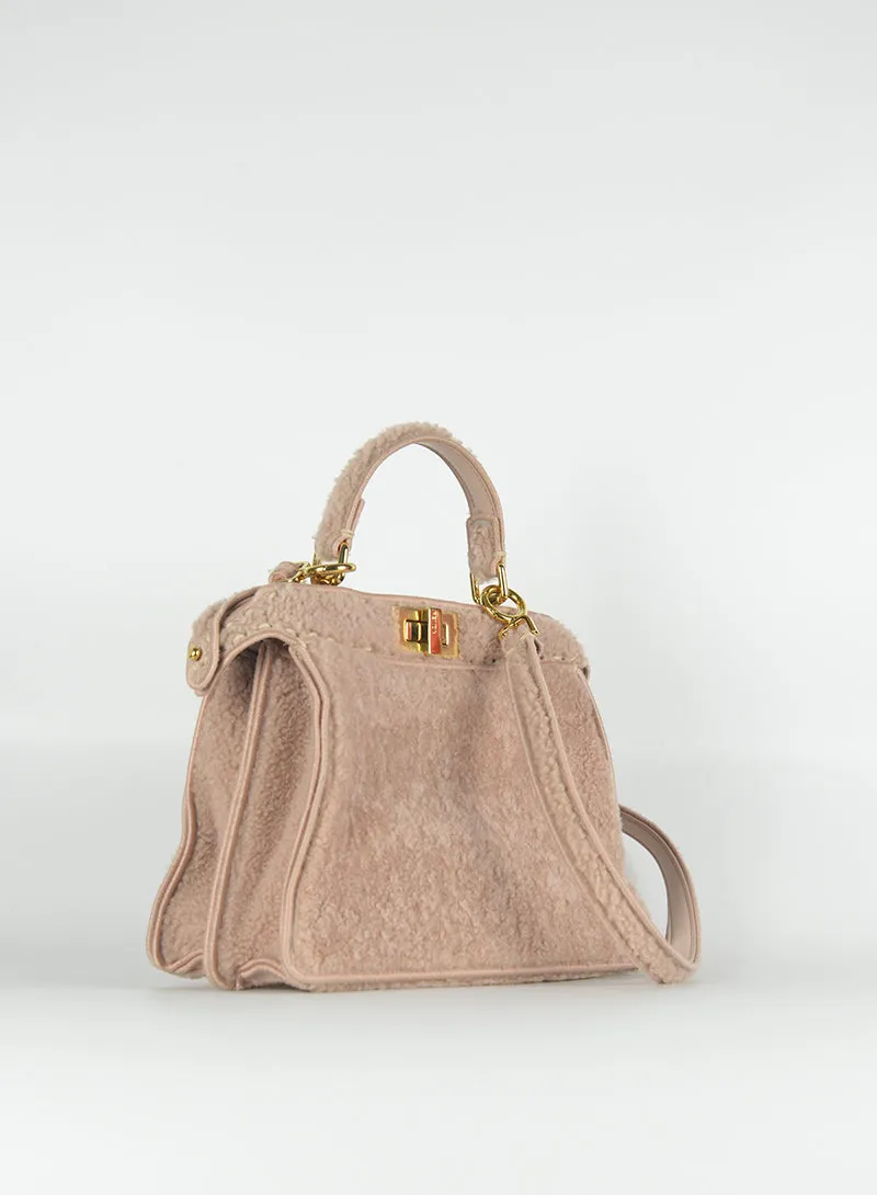 Fendi Peekaboo I See U in Montone rosa antico