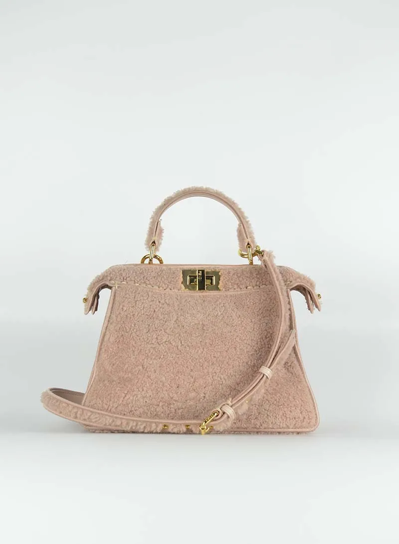 Fendi Peekaboo I See U in Montone rosa antico