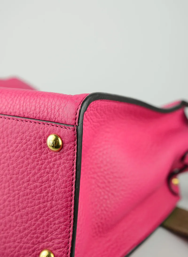 Fendi Selleria Borsa Peekaboo Isseu X-lite fucsia