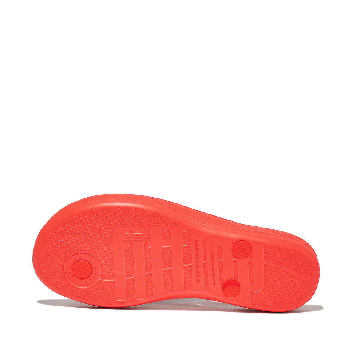 Fit Flop Iqushion Ergonomic Flip Flops Neon Orange    