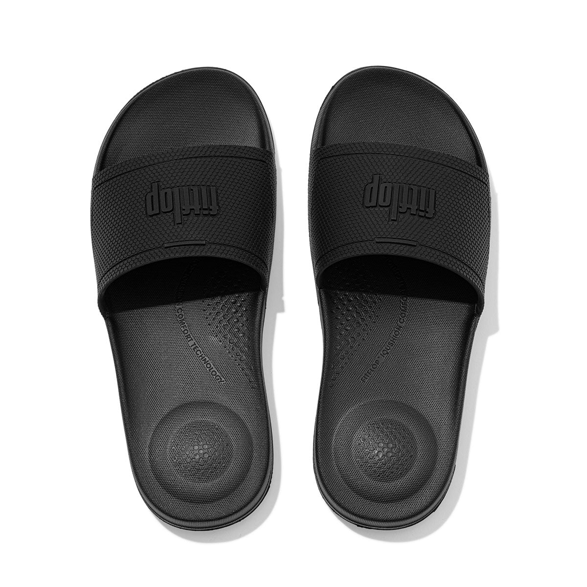 Fit-Flop Iqushion Slides Black    