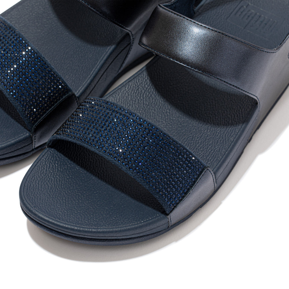 Fit-Flop Lulu Sandal Hotfix Midnight Navy    