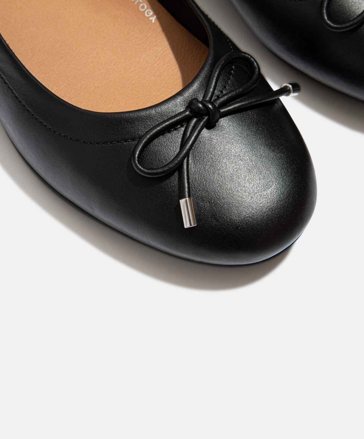 FitFlop Allegro Bow Leather Ballerinas