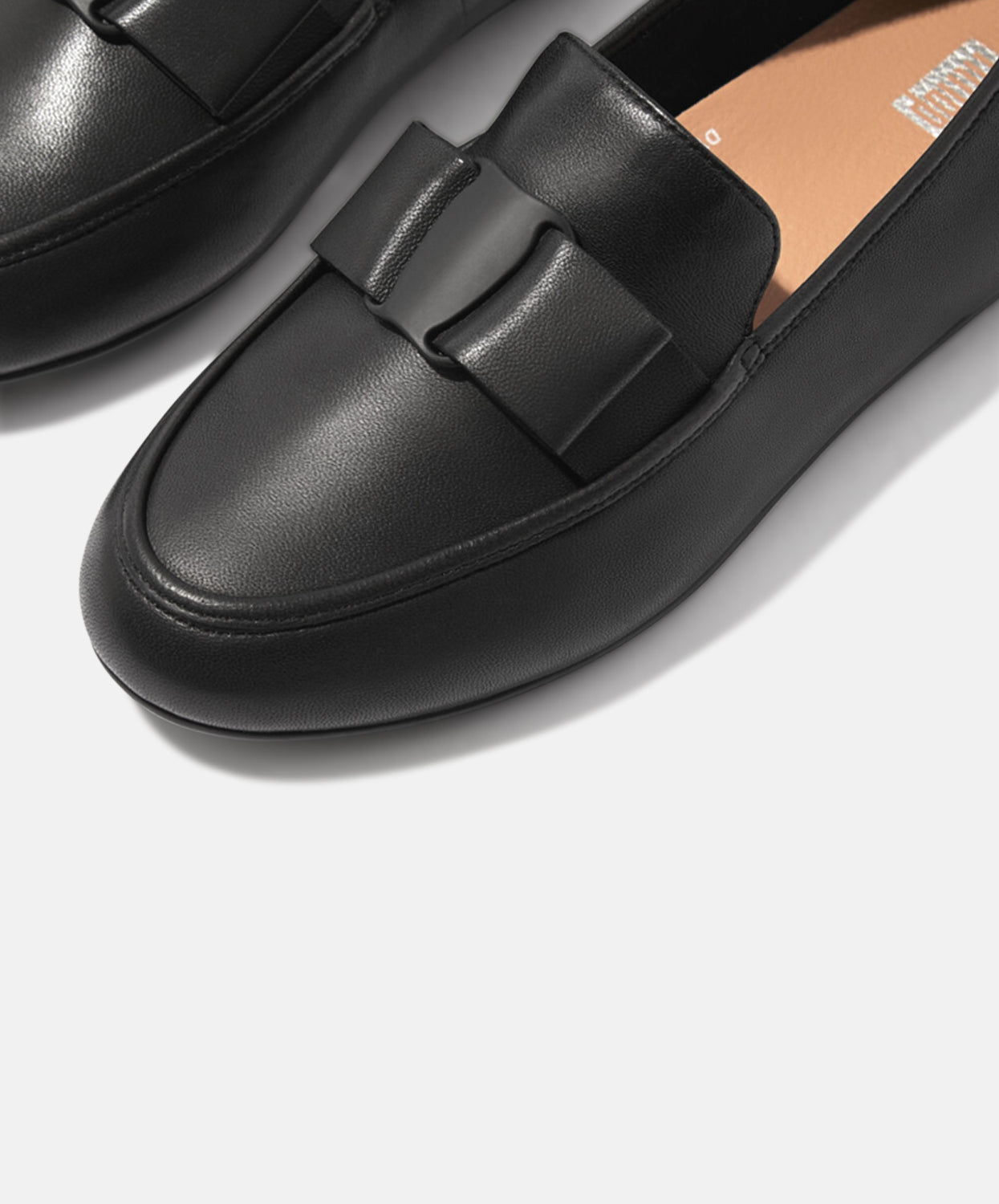 FitFlop Allegro Bow Leather Loafers Black