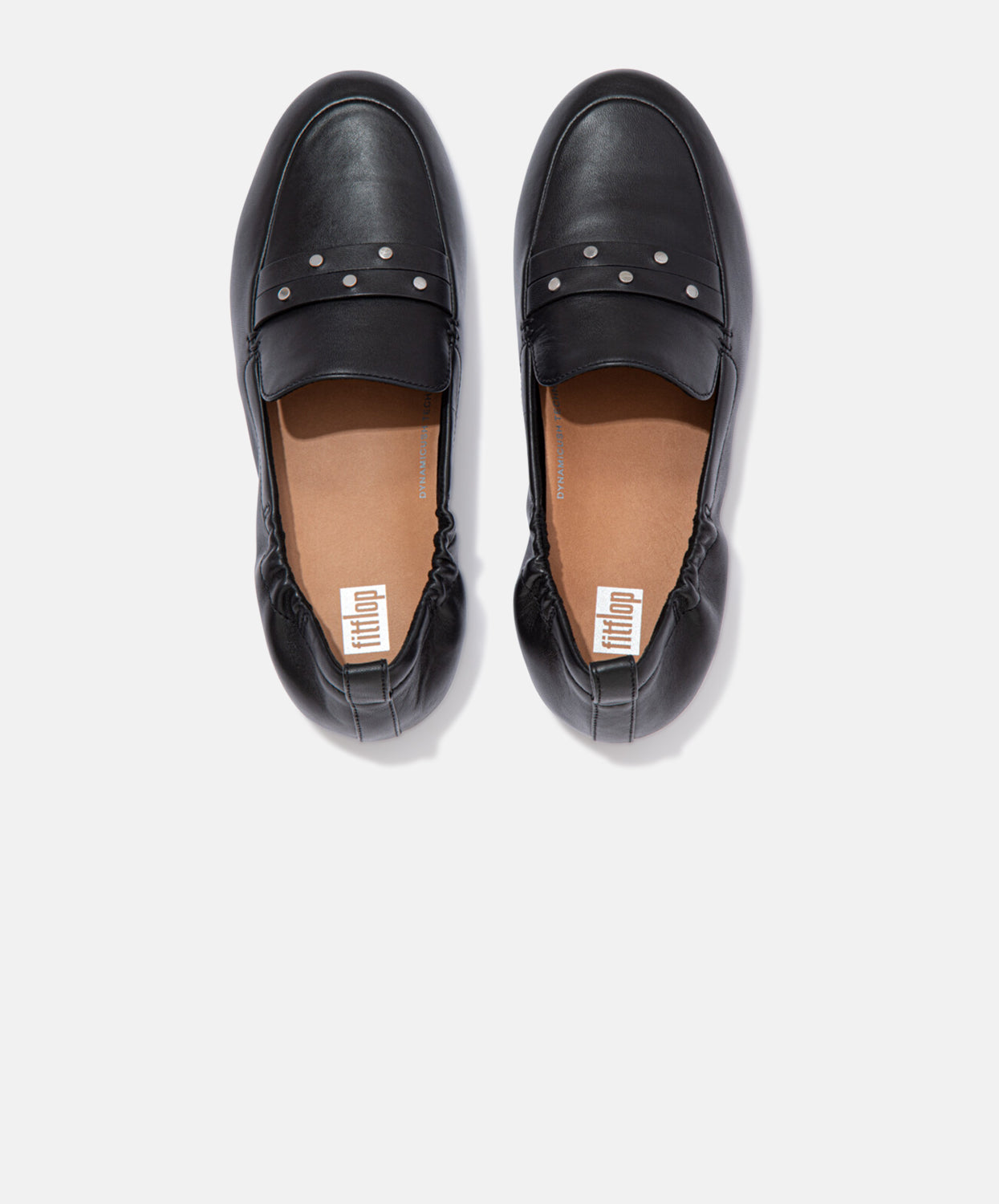 FitFlop Allegro Studded Loafers Black