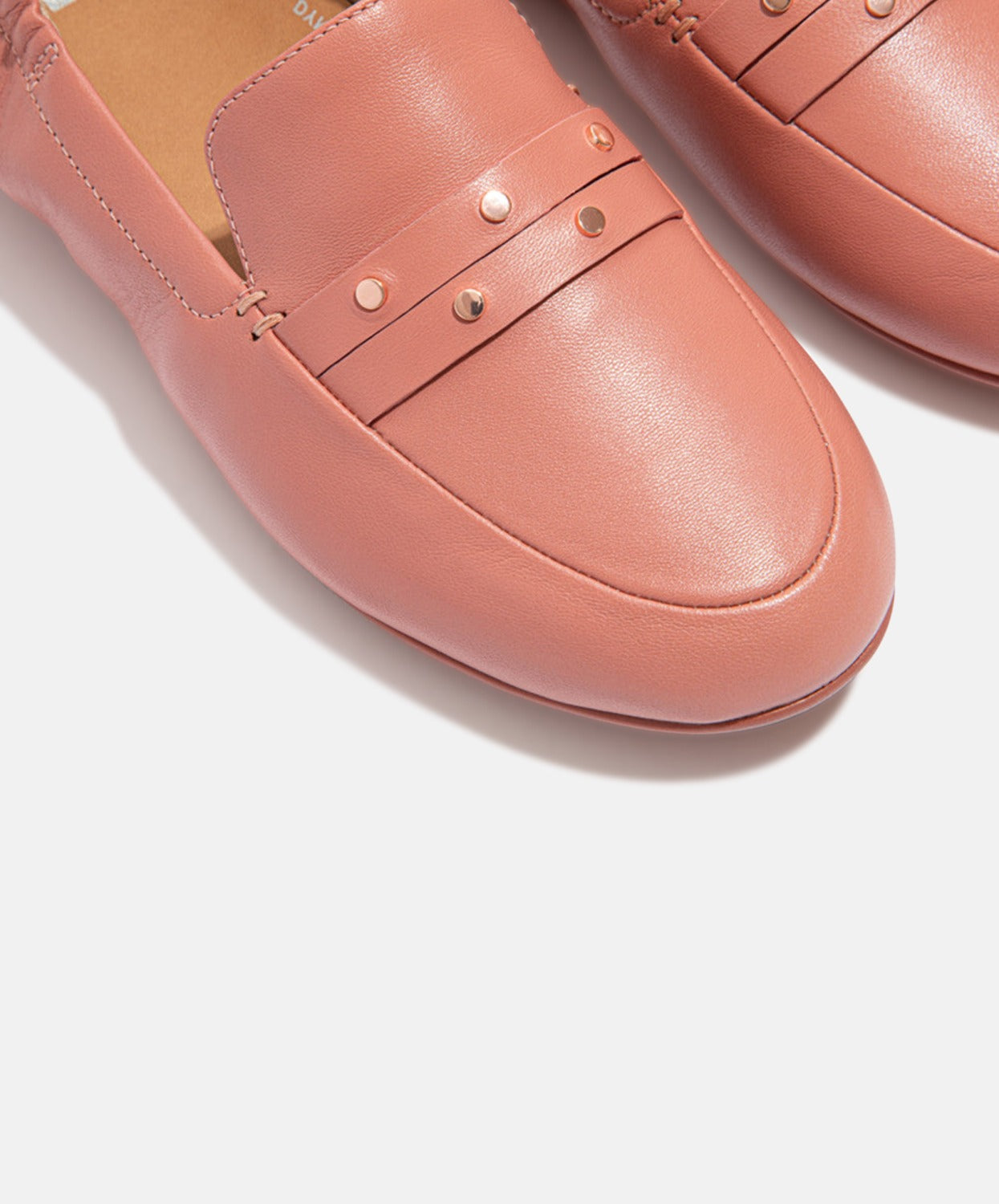 FitFlop Allegro Studded Loafers Warm Rose