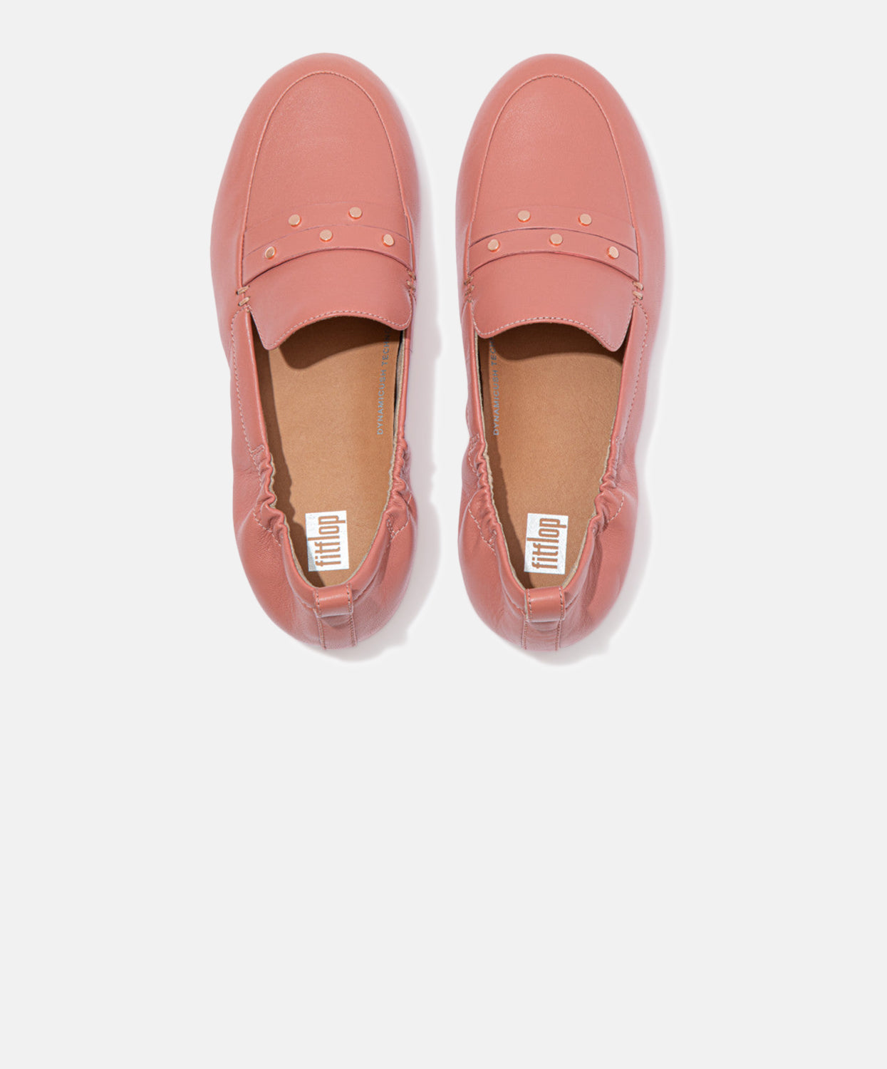 FitFlop Allegro Studded Loafers Warm Rose