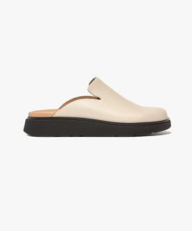 FitFlop Gen-FF Leather Mules Beige