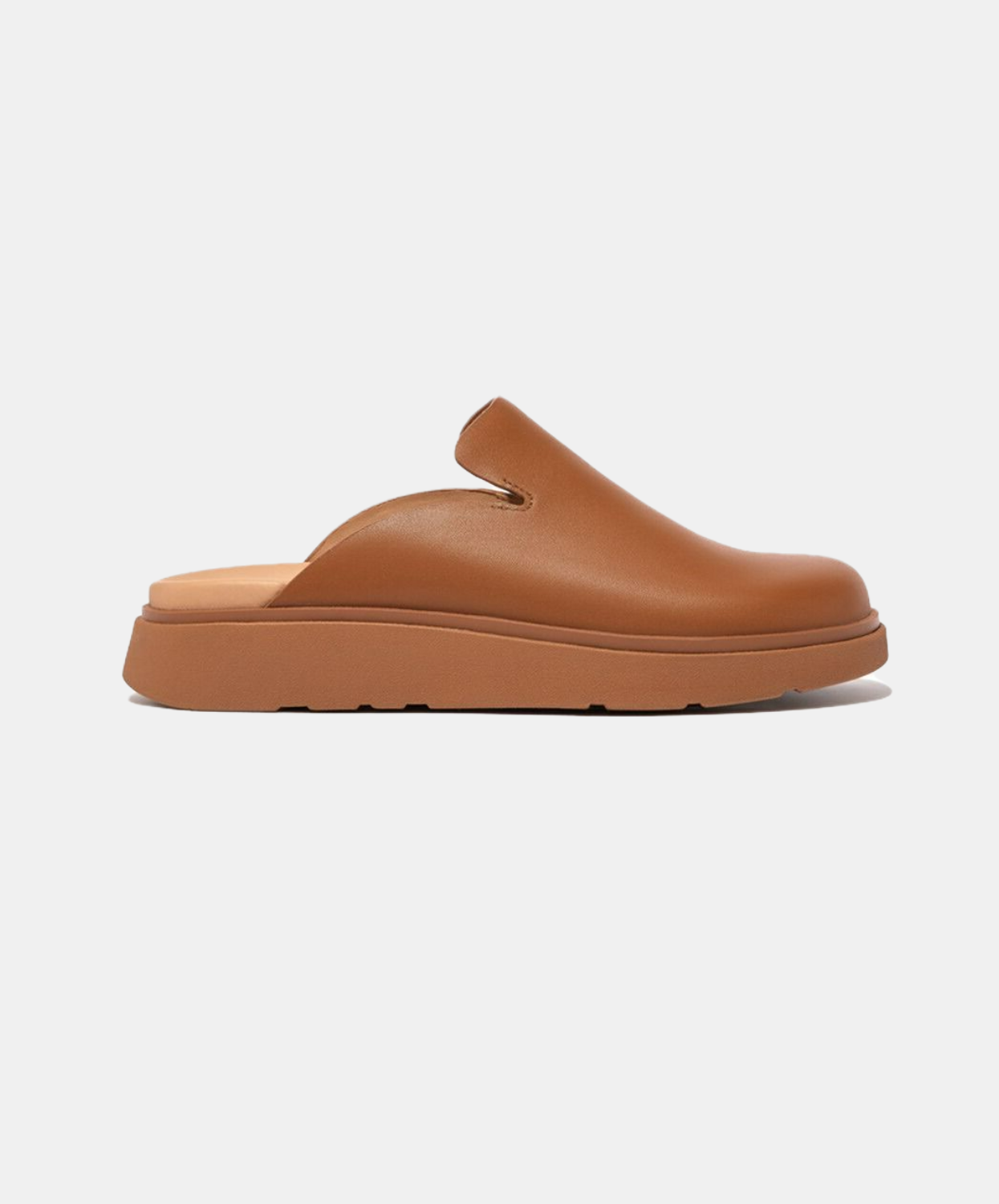 FitFlop Gen-FF Leather Mules Tan