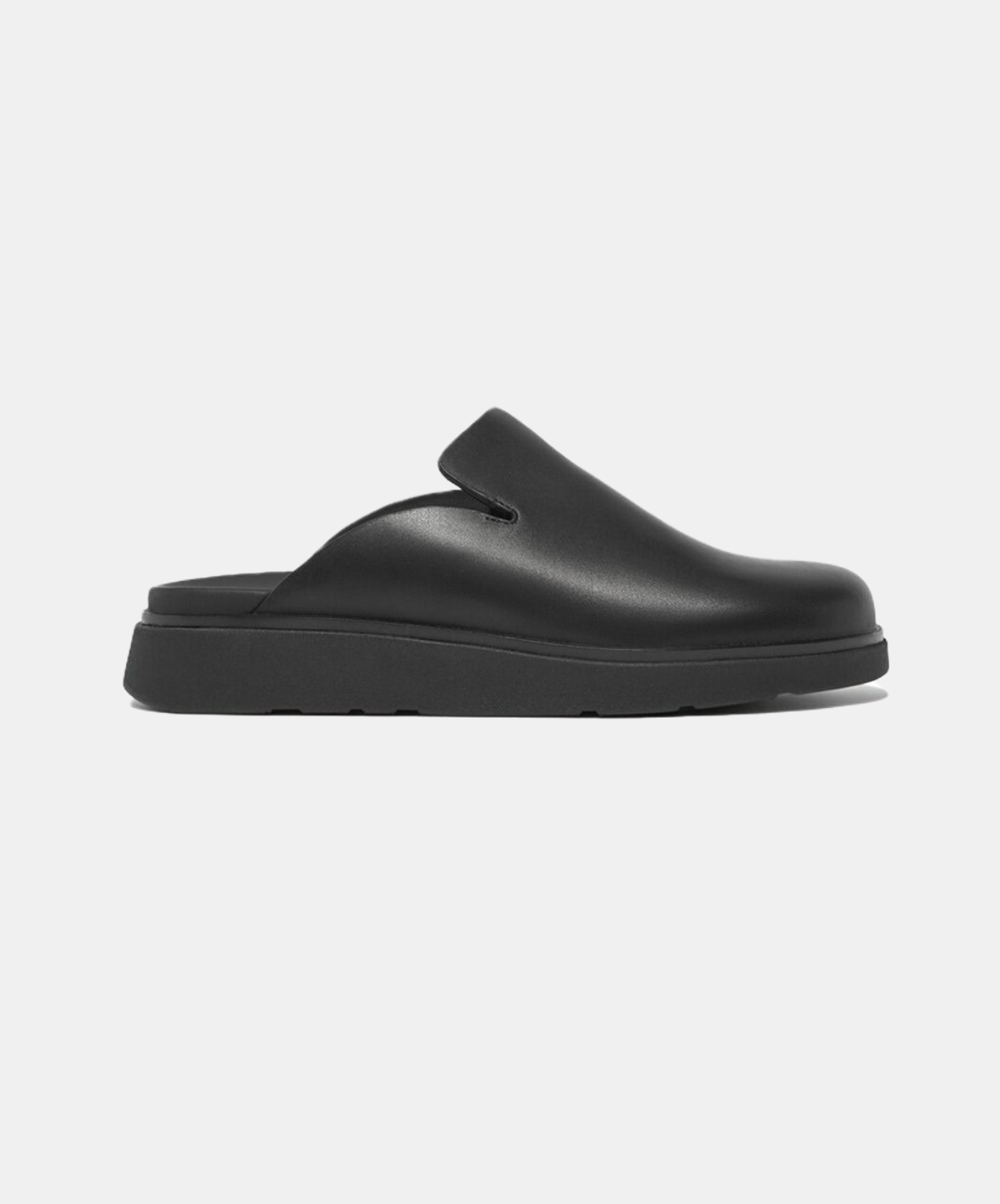 FitFlop Gen-FF Mens Leather Mules Black