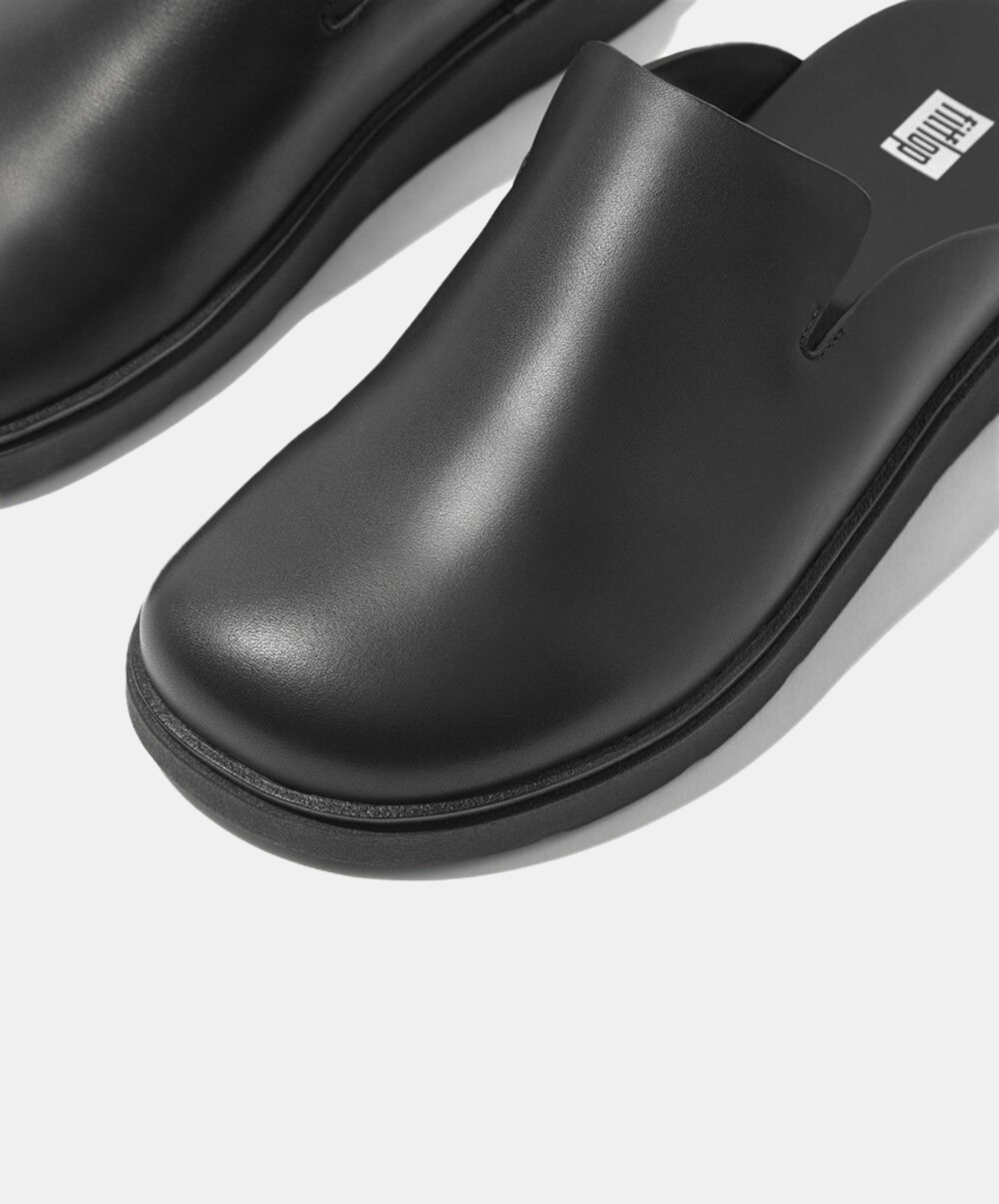 FitFlop Gen-FF Mens Leather Mules Black