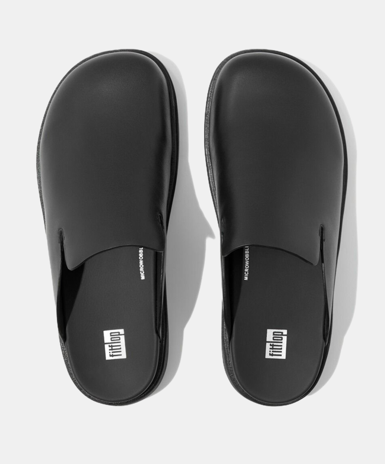 FitFlop Gen-FF Mens Leather Mules Black