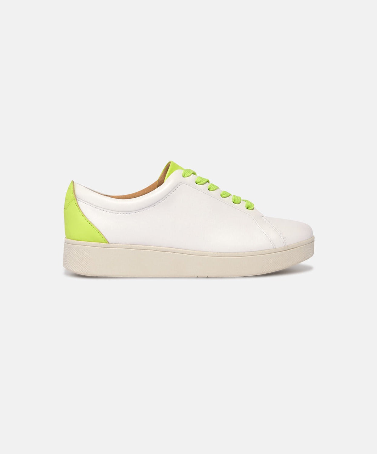 FitFlop Rally Leather Pop Sneakers Green