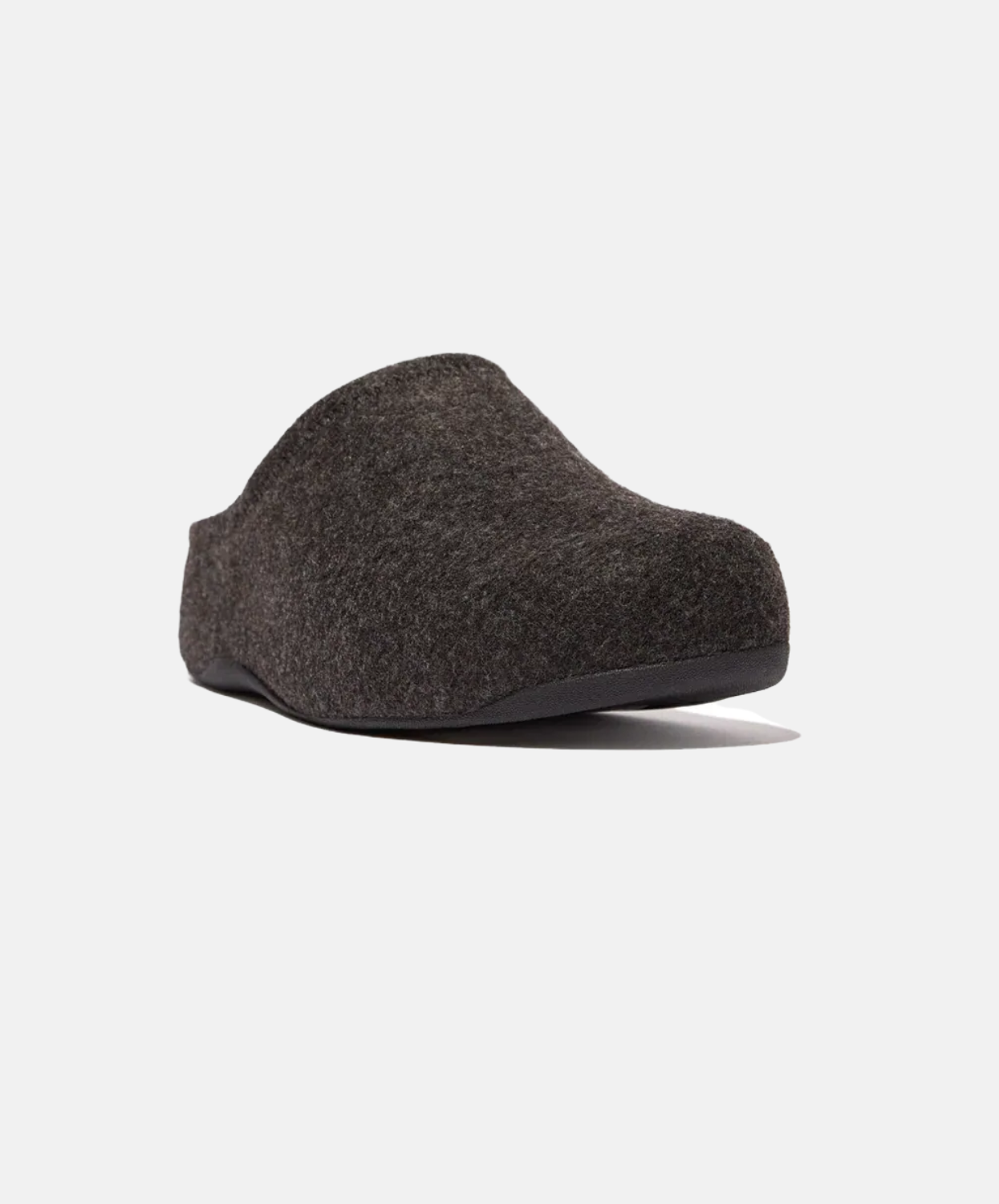 FitFlop Shuv e01 Cushy Felt Clog Slippers Black