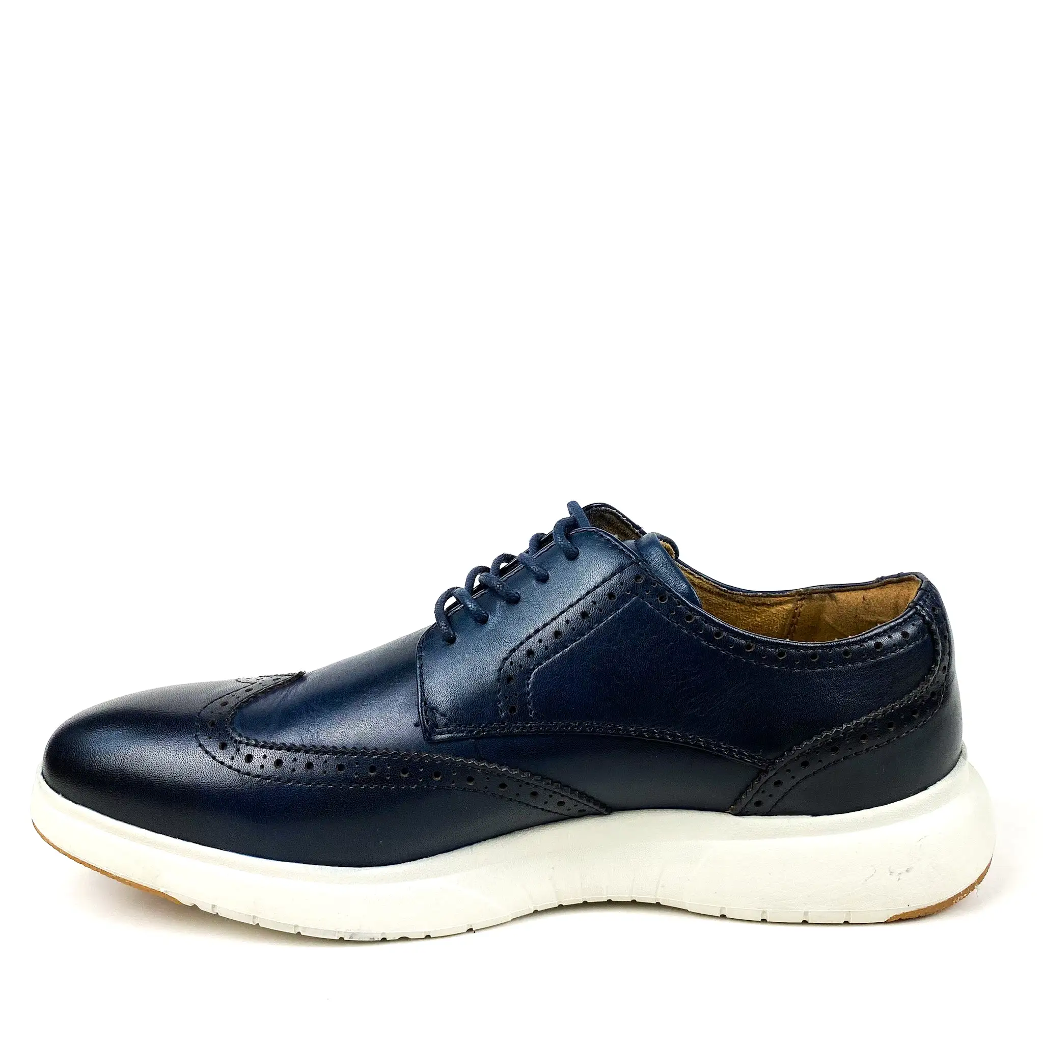 FLORSHEIM DASH WINGTIP MEN NAVY