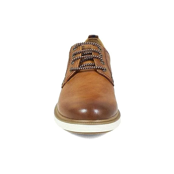 Florsheim Kids Boy's Sapacush Plain Toe Ox Cognac (Sizes 1-4)