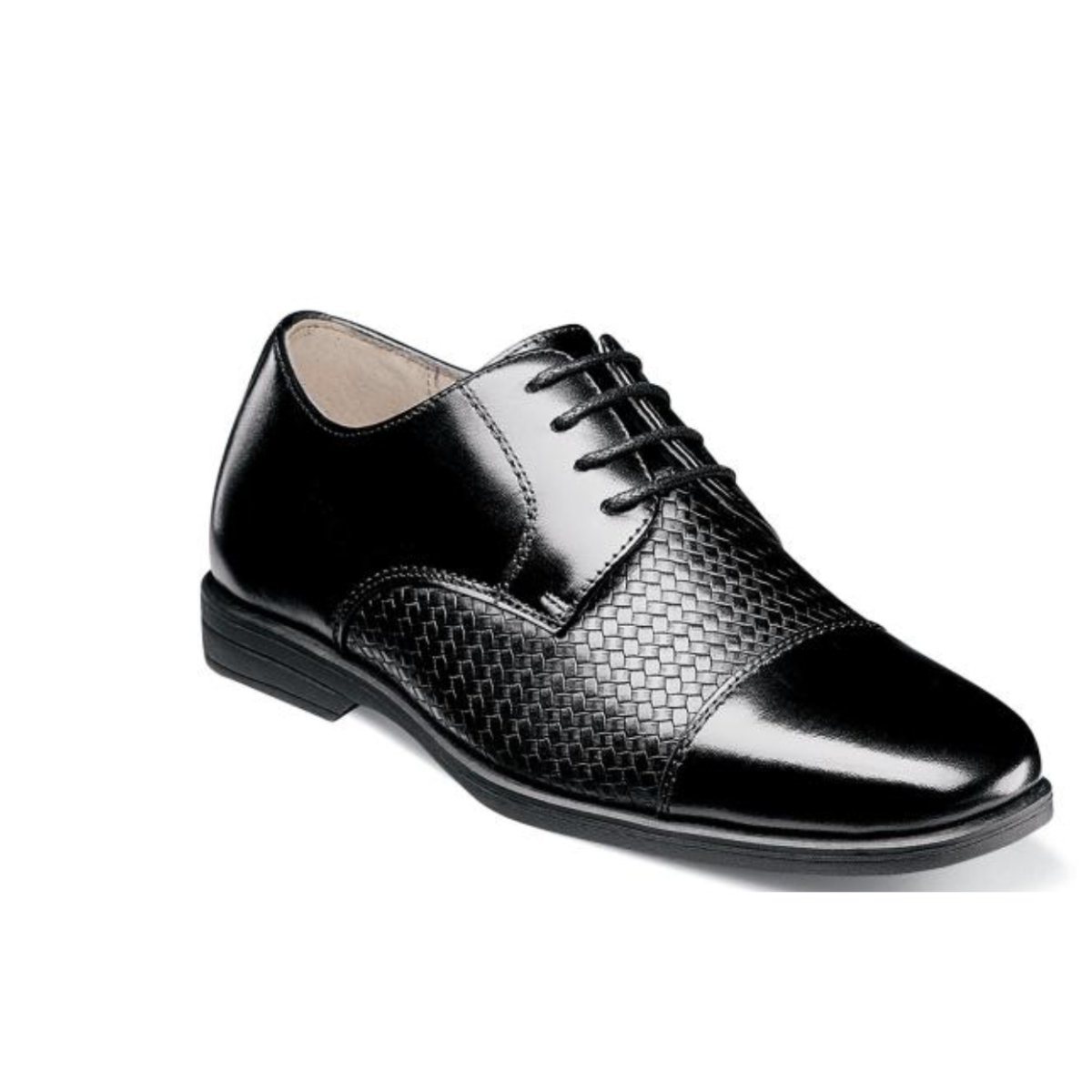 Florsheim Kid's Shoe Reveal II Cap Toe Ox Black or Cognac 16625