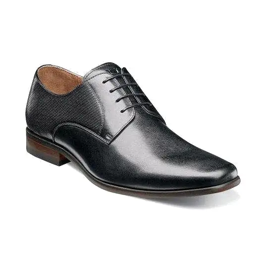 Florsheim Men's Shoe Postino Plain Toe Oxford_Black 15150