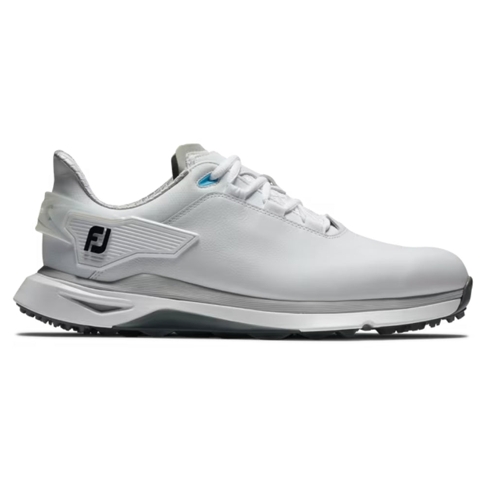 FootJoy Mens Pro/SLX Spikeless Laced Shoes - White/White/Gray