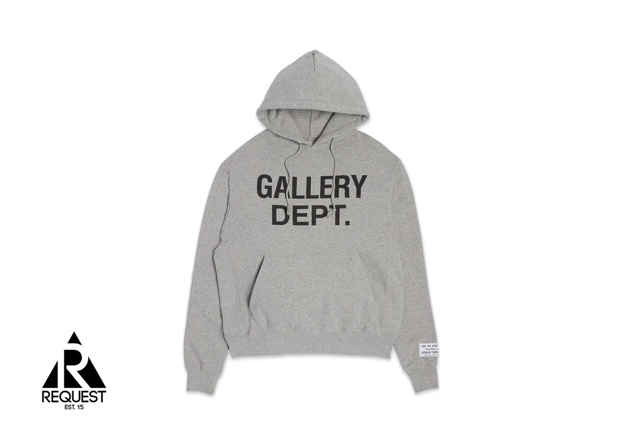 Gallery Dept. Center Logo Hoodie Grey