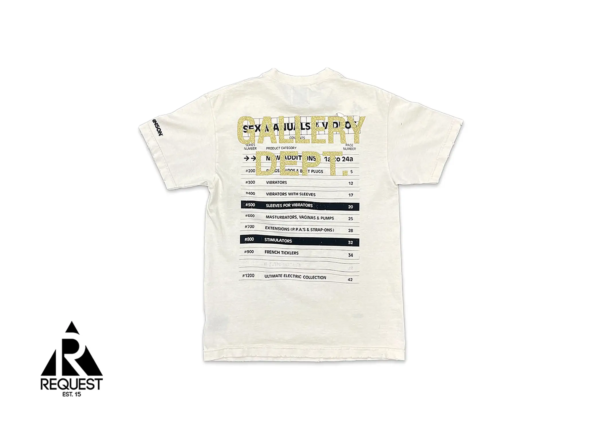 Gallery Dept. Doc Johnson Positions Tee Cream