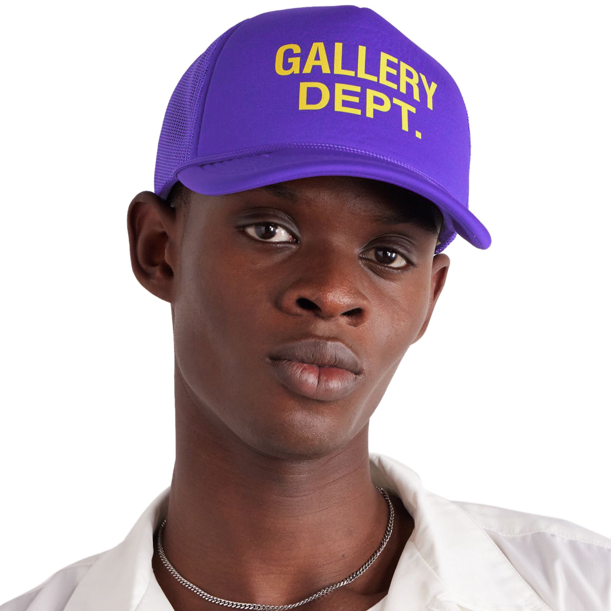 Gallery Dept. Logo Purple Trucker Cap