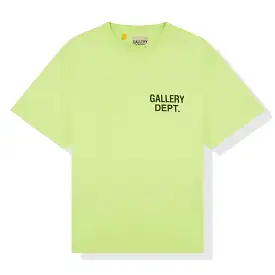 Gallery Dept. Souvenir Lime Green T Shirt