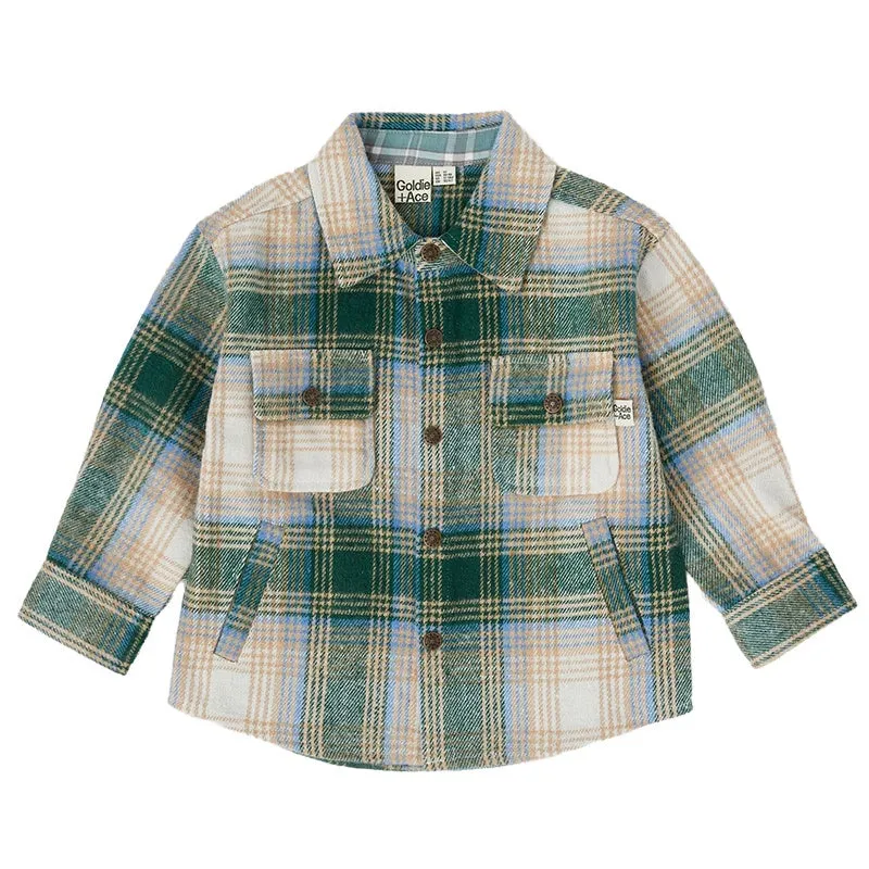 Goldie And Ace Rowan Check Shirt - Alpine Oat