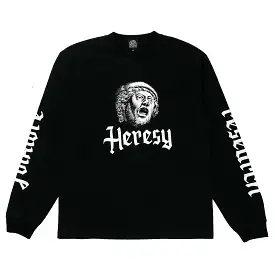 Heresy Men's Researcher Black Long-Sleeve Tee Shirt