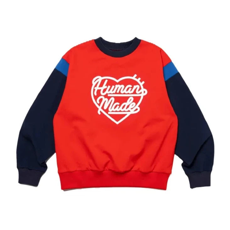 HUMAN MADE CREWNECK SWEATSHIRT - RED